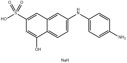sodium 7-(4-aminoanilino)-4-hydroxynaphthalene-2-sulphonate