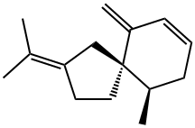 (5R,10R)-10-Methyl-6-methylene-2-isopropylidenespiro[4.5]dec-7-ene