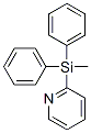 Pyridine, 2-(methyldiphenylsilyl)- (8CI,9CI)