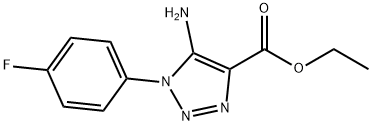5-Amino-1-(4-fluorophenyl)-1H-1,2,3-triazole-4-carboxylicacid ethyl ester