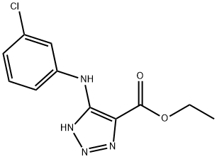 5-[(3-Chlorophenyl)amino]-1H-1,2,3-triazole-4-carboxylicacid ethyl ester