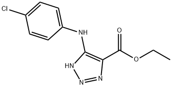 5-[(4-Chlorophenyl)amino]-1H-1,2,3-triazole-4-carboxylicacid ethyl ester