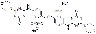 disodium 4,4'-bis[(4-chloro-6-morpholino-1,3,5-triazin-2-yl)amino]stilbene-2,2'-disulphonate