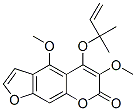 5-[(1,1-Dimethyl-2-propenyl)oxy]-4,6-dimethoxy-7H-furo[3,2-g][1]benzopyran-7-one