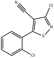 3-CHLORO-5-(2-CHLOROPHENYL)ISOTHIAZOLE-4-CARBONITRILE