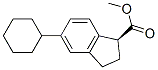 [S,(-)]-5-Cyclohexylindane-1-carboxylic acid methyl ester