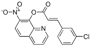 7-Nitro-8-quinolinol 3-(3-chlorophenyl)propenoate