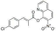 7-Nitro-8-quinolinol 2-(4-chlorobenzylidene)propanoate