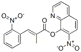 2-(2-Nitrobenzylidene)propanoic acid 7-nitro-8-quinolyl ester