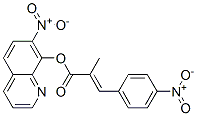 2-(4-Nitrobenzylidene)propanoic acid 7-nitro-8-quinolyl ester