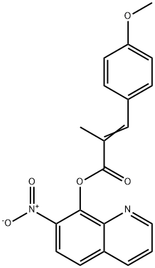 2-(4-Methoxybenzylidene)propanoic acid 7-nitro-8-quinolyl ester