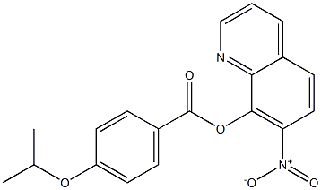 7-Nitro-8-quinolyl=p-isopropoxybenzoate