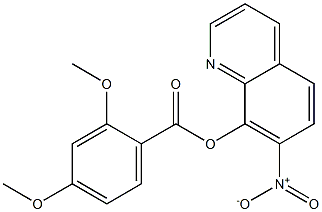 7-Nitro-8-quinolinyl=2,4-dimethoxybenzoate
