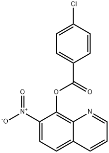 7-Nitro-8-quinolyl=p-chlorobenzoate
