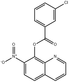 7-Nitro-8-quinolyl=m-chlorobenzoate