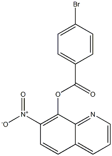 7-Nitro-8-quinolyl=p-bromobenzoate
