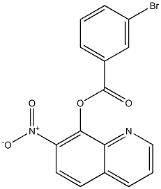 7-Nitro-8-quinolyl=m-bromobenzoate