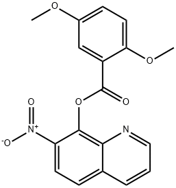 7-Nitro-8-quinolyl=2,5-dimethoxybenzoate