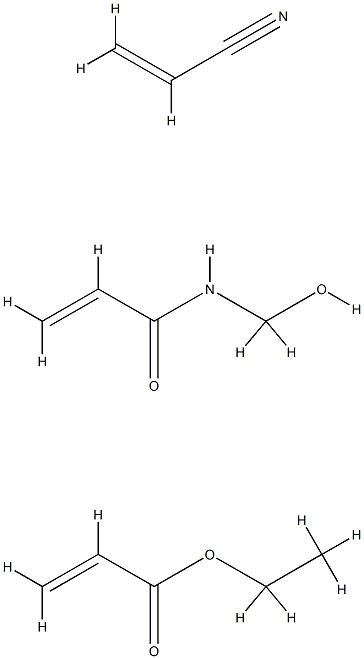 2-丙烯酸乙酯与N-羟甲基-2-丙烯酰胺和2-丙烯腈的聚合物
