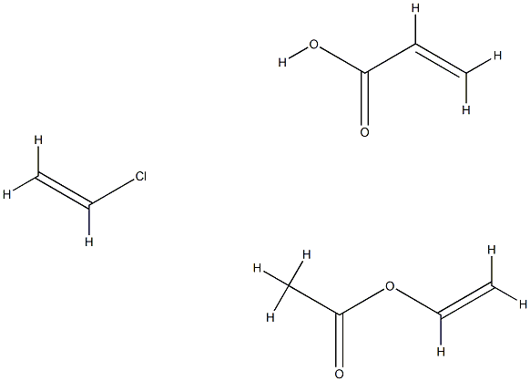 2-Propenoic acid, polymer with chloroethene and ethenyl acetate
