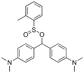 bis[p-(dimethylamino)phenyl]methyl toluenesulphinate