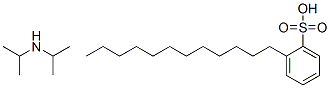 dodecylbenzenesulphonic acid, compound with diisopropylamine (1:1)