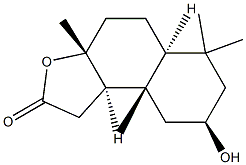 (3aR)-3a,4,5,5aα,6,7,8,9,9a,9bα-Decahydro-8β-hydroxy-3aβ,6,6,9aβ-tetramethylnaphtho[2,1-b]furan-2(1H)-one
