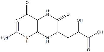 2-Amino-3,4,5,6,7,8-hexahydro-α-hydroxy-4,6-dioxo-7-pteridinepropanoic acid