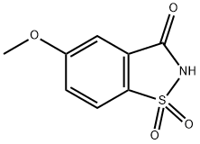 1,2-BENZISOTHIAZOL-3(2H)-ONE, 5-METHOXY, 1,1-DIOXIDE