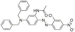 N-[5-[Bis(phenylmethyl)amino]-2-[(2-chloro-4-nitrophenyl)azo]phenyl]acetamide