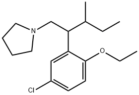 1-[2-(5-chloro-2-ethoxy-phenyl)-3-methyl-pentyl]pyrrolidine