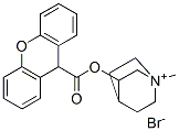 (1-methyl-1-azoniabicyclo[2.2.2]oct-8-yl) 9H-xanthene-9-carboxylate br omide