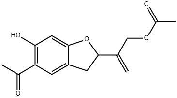 2-(5-Acetyl-6-hydroxycoumaran-2-yl)-2-propenyl=acetate