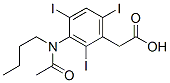 [3-(N-Butylacetylamino)-2,4,6-triiodophenyl]acetic acid