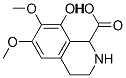 1,2,3,4-Tetrahydro-8-hydroxy-6,7-dimethoxy-1-isoquinolinecarboxylic acid
