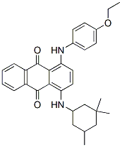 1-[(4-ethoxyphenyl)amino]-4-[(3,3,5-trimethylcyclohexyl)amino]anthraquinone