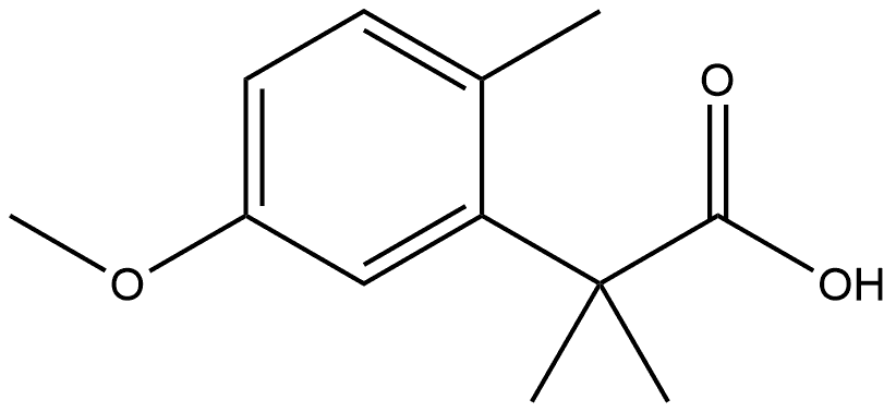 2-(5-methoxy-2-methylphenyl)-2-methylpropanoic acid