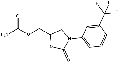 2-Oxo-3-[3-(trifluoromethyl)phenyl]-5-oxazolidinylmethyl=carbamate