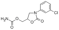 3-(m-Chlorophenyl)-2-oxo-5-oxazolidinylmethyl=carbamate
