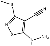 5-肼基-3-(甲硫基)异噻唑-4-腈