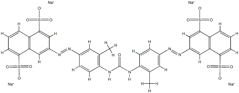 3,3'-Ureylenebis[(3-methyl-4,1-phenylene)azo]bis[1,5-naphthalenedisulfonic acid disodium] salt