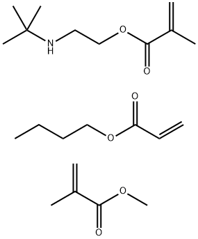 2-甲基丙烯酸[2-(1,1-二甲基乙基)氨基]乙酯与丙烯酸丁酯和2-甲基丙烯酸甲酯的聚合物