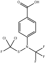 4-[[(dichlorofluoromethyl)thio](trifluoromethyl)amino]benzoic acid
