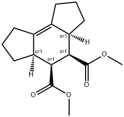 1,2,3,3aα,4α,5α,5aα,6,7,8-Decahydro-as-indacene-4,5-dicarboxylic acid dimethyl ester