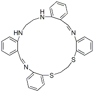 11,12,13,14,26,27-Hexahydrotetrabenzo[e,i,o,s][1,4,7,11,14,18]dithiatetraazacycloicosine