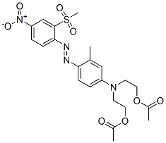 2,2'-[[4-[[2-(methylsulphonyl)-4-nitrophenyl]azo]-m-tolyl]imino]bisethyl diacetate