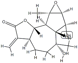 (3aS,6aS)-3aβ,5,6,7aβ,7bβ,8a,8bβ,8cβ-Octahydro-6β-hydroxy-6,8aβ-dimethyl-3-methylene-4H-bisoxireno[1,8a:2,3]azuleno[4,5-b]furan-2(3H)-one
