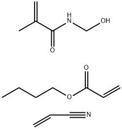2-丙烯酸丁酯与N-羟甲基-2甲基-2-丙烯酰胺和2-丙烯腈的聚合物