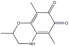 2H-1,4-Benzoxazine-6,7-dione,3,4-dihydro-2,5,8-trimethyl-(8CI)