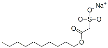 sodium 2-(decyloxy)-2-oxoethane-1-sulphonate